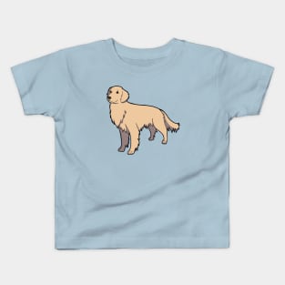 Golden Retriever light golden Kids T-Shirt